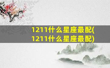 1211什么星座最配(1211什么星座最配)