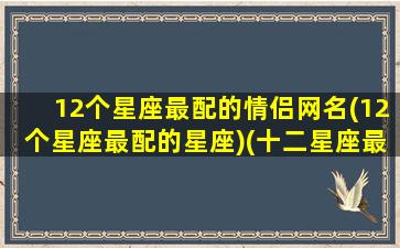 12个星座最配的情侣网名(12个星座最配的星座)(十二星座最匹配的情侣)
