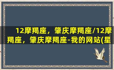 12摩羯座，肇庆摩羯座/12摩羯座，肇庆摩羯座-我的网站(星座屋摩羯座)