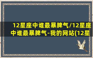 12星座中谁最暴脾气/12星座中谁最暴脾气-我的网站(12星座谁的脾气最爆前五名之一)