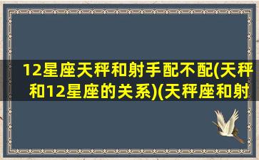 12星座天秤和射手配不配(天秤和12星座的关系)(天秤座和射手座匹配吗)