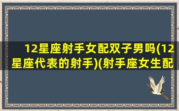 12星座射手女配双子男吗(12星座代表的射手)(射手座女生配双子座男)