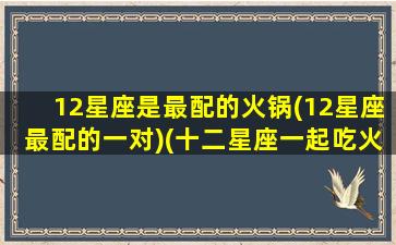 12星座是最配的火锅(12星座最配的一对)(十二星座一起吃火锅)