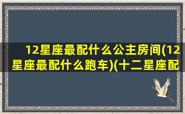 12星座最配什么公主房间(12星座最配什么跑车)(十二星座配对的公主)