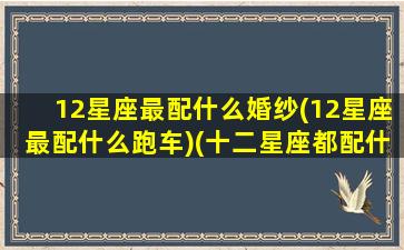 12星座最配什么婚纱(12星座最配什么跑车)(十二星座都配什么车)