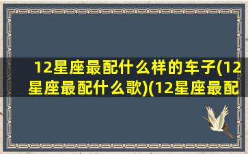 12星座最配什么样的车子(12星座最配什么歌)(12星座最配什么跑车)