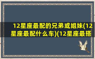 12星座最配的兄弟或姐妹(12星座最配什么车)(12星座最搭配什么星座)