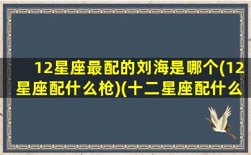 12星座最配的刘海是哪个(12星座配什么枪)(十二星座配什么头发)