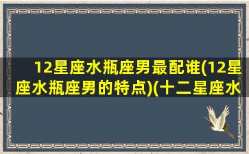 12星座水瓶座男最配谁(12星座水瓶座男的特点)(十二星座水瓶座男的性格)