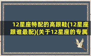 12星座特配的高跟鞋(12星座跟谁最配)(关于12星座的专属的高跟鞋)