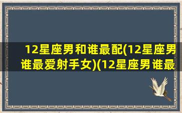 12星座男和谁最配(12星座男谁最爱射手女)(12星座男谁最厉害)