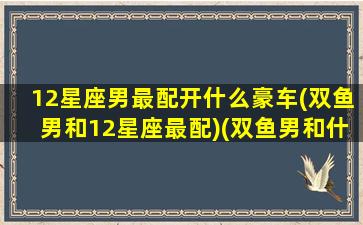 12星座男最配开什么豪车(双鱼男和12星座最配)(双鱼男和什么星座做朋友)