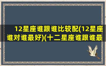 12星座谁跟谁比较配(12星座谁对谁最好)(十二星座谁跟谁最般配)