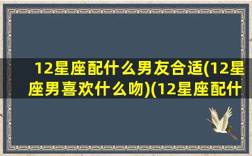 12星座配什么男友合适(12星座男喜欢什么吻)(12星座配什么明星男友合适)