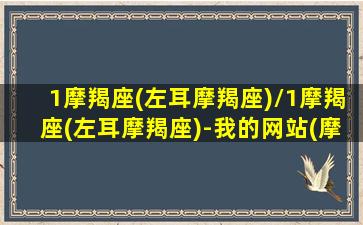 1摩羯座(左耳摩羯座)/1摩羯座(左耳摩羯座)-我的网站(摩羯座左右的星座)