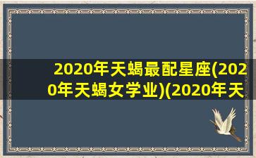 2020年天蝎最配星座(2020年天蝎女学业)(2020年天蝎女感情运势)