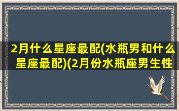 2月什么星座最配(水瓶男和什么星座最配)(2月份水瓶座男生性格)