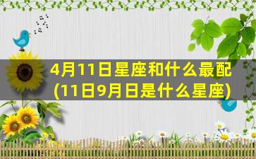 4月11日星座和什么最配(11日9月日是什么星座)