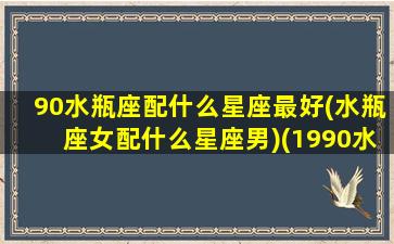 90水瓶座配什么星座最好(水瓶座女配什么星座男)(1990水瓶座女生性格)