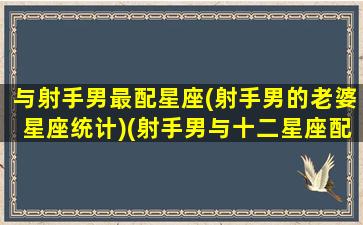 与射手男最配星座(射手男的老婆星座统计)(射手男与十二星座配对指数)