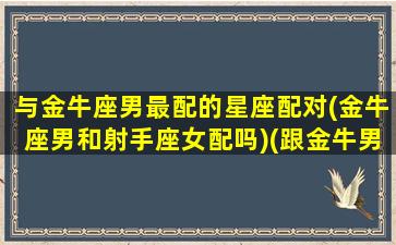 与金牛座男最配的星座配对(金牛座男和射手座女配吗)(跟金牛男配的星座)