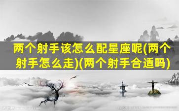 两个射手该怎么配星座呢(两个射手怎么走)(两个射手合适吗)