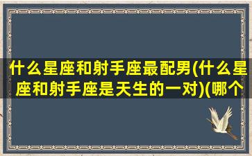 什么星座和射手座最配男(什么星座和射手座是天生的一对)(哪个星座和射手座最般配)