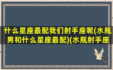 什么星座最配我们射手座呢(水瓶男和什么星座最配)(水瓶射手座配不配)