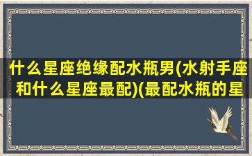 什么星座绝缘配水瓶男(水射手座和什么星座最配)(最配水瓶的星座)