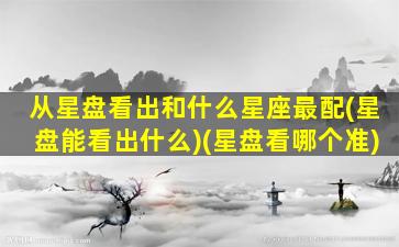 从星盘看出和什么星座最配(星盘能看出什么)(星盘看哪个准)