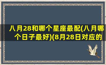 八月28和哪个星座最配(八月哪个日子最好)(8月28日对应的阳历)