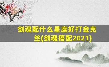 剑魂配什么星座好打金克丝(剑魂搭配2021)