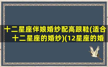 十二星座伴娘婚纱配高跟鞋(适合十二星座的婚纱)(12星座的婚纱)