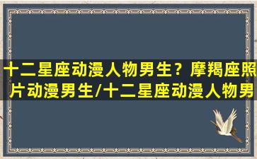 十二星座动漫人物男生？摩羯座照片动漫男生/十二星座动漫人物男生？摩羯座照片动漫男生-我的网站