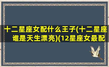 十二星座女配什么王子(十二星座谁是天生漂亮)(12星座女最配什么星座男)