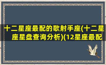 十二星座最配的歌射手座(十二星座星盘查询分析)(12星座最配什么歌)