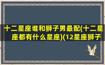 十二星座谁和狮子男最配(十二星座都有什么星座)(12星座狮子座和哪个星座最配)