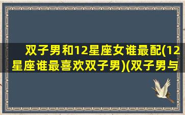 双子男和12星座女谁最配(12星座谁最喜欢双子男)(双子男与12星座女婚配情况)