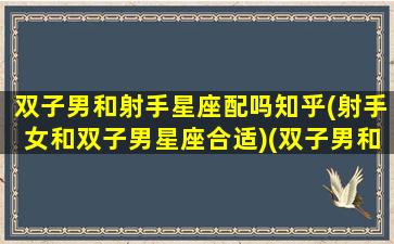 双子男和射手星座配吗知乎(射手女和双子男星座合适)(双子男和射手女能在一起吗)