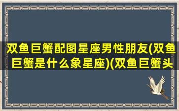 双鱼巨蟹配图星座男性朋友(双鱼巨蟹是什么象星座)(双鱼巨蟹头像)