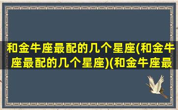 和金牛座最配的几个星座(和金牛座最配的几个星座)(和金牛座最配的星座排名)