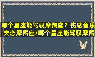 哪个星座能驾驭摩羯座？伤感音乐失恋摩羯座/哪个星座能驾驭摩羯座？伤感音乐失恋摩羯座-我的网站