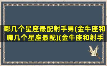 哪几个星座最配射手男(金牛座和哪几个星座最配)(金牛座和射手座的明星夫妻)