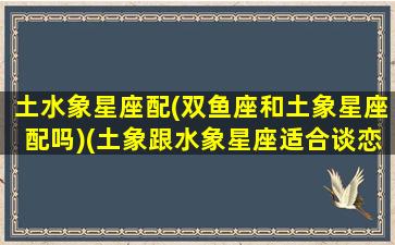 土水象星座配(双鱼座和土象星座配吗)(土象跟水象星座适合谈恋爱吗)