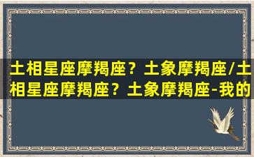 土相星座摩羯座？土象摩羯座/土相星座摩羯座？土象摩羯座-我的网站(土象星座:由金牛座、处女座和摩羯座构成)