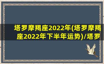 塔罗摩羯座2022年(塔罗摩羯座2022年下半年运势)/塔罗摩羯座2022年(塔罗摩羯座2022年下半年运势)-我的网站