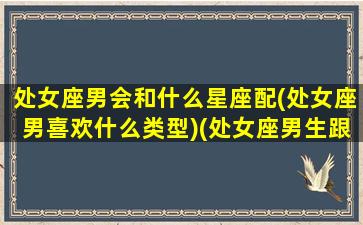 处女座男会和什么星座配(处女座男喜欢什么类型)(处女座男生跟谁配)