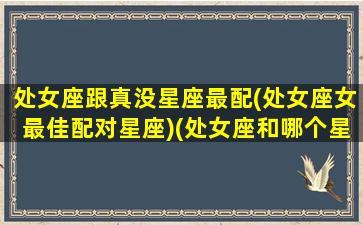 处女座跟真没星座最配(处女座女最佳配对星座)(处女座和哪个星座最不般配)