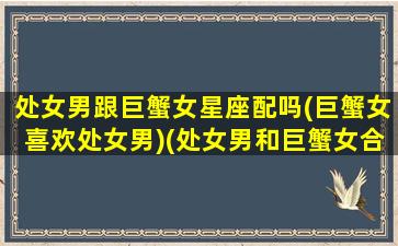 处女男跟巨蟹女星座配吗(巨蟹女喜欢处女男)(处女男和巨蟹女合适)