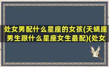 处女男配什么星座的女孩(天蝎座男生跟什么星座女生最配)(处女座男配对天蝎座女)